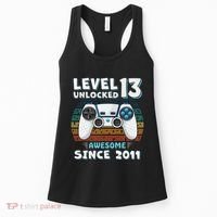 Funny 13th Birthday Decoration Boy 13yr 13 Year Old Birthday Women's Tank Top thumb 0