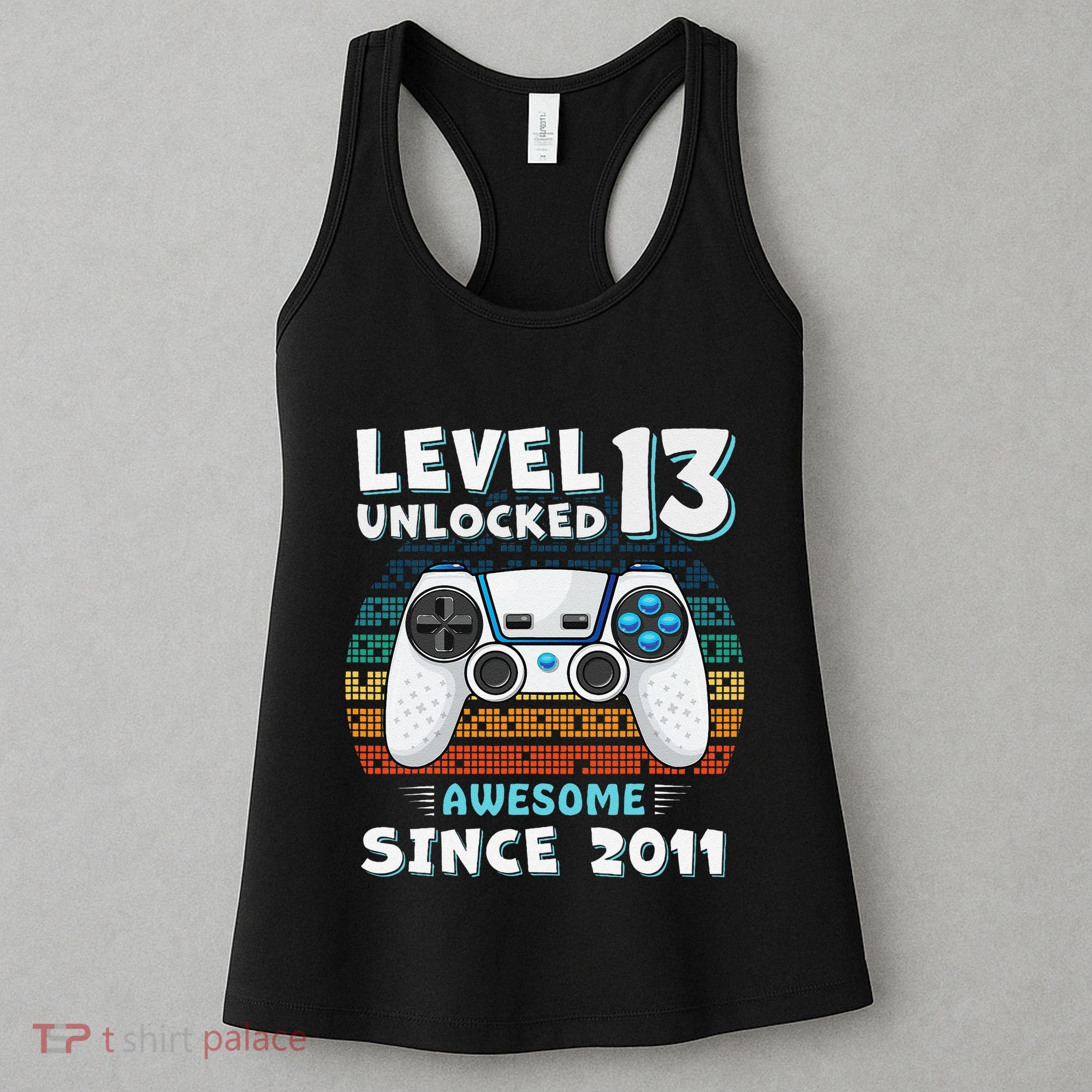 Funny 13th Birthday Decoration Boy 13yr 13 Year Old Birthday Women's Tank Top