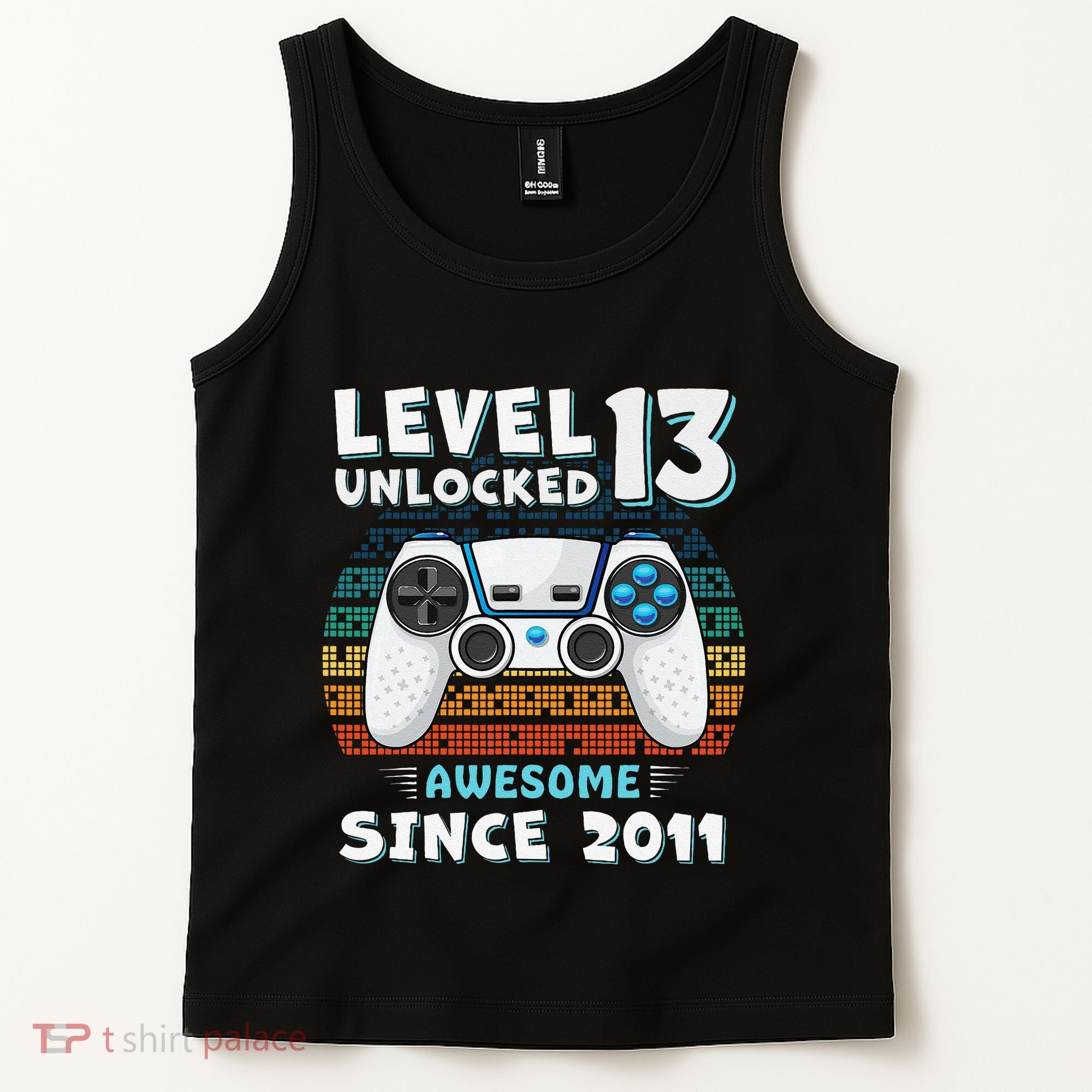 Funny 13th Birthday Decoration Boy 13yr 13 Year Old Birthday Tank Top