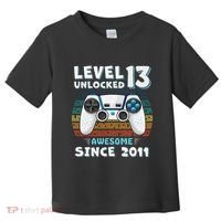 Funny 13th Birthday Decoration Boy 13yr 13 Year Old Birthday Toddler T-Shirt thumb 0