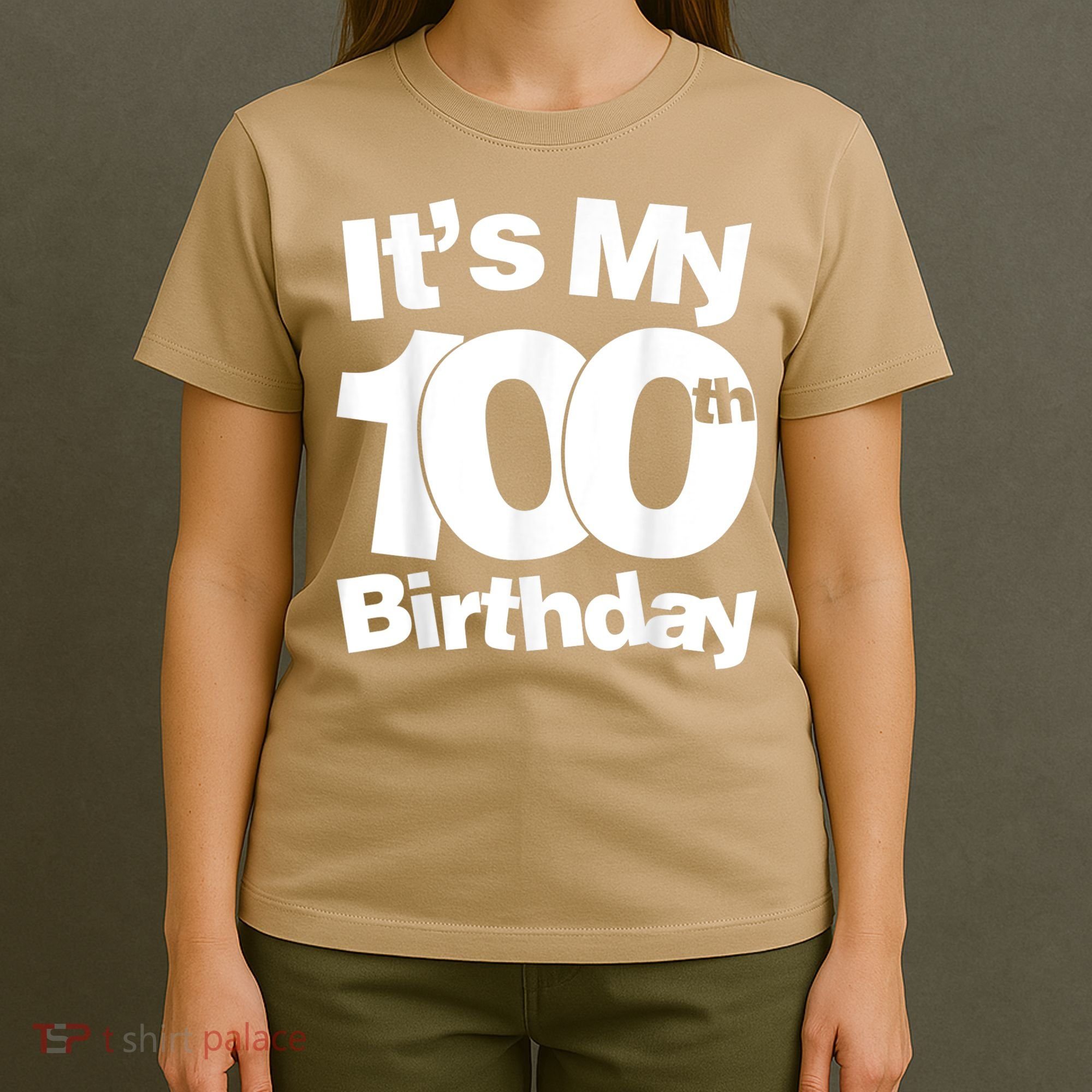 Funny 100th Birthday. It's My 100th Birthday 100 Year Old Birthday T-Shirt