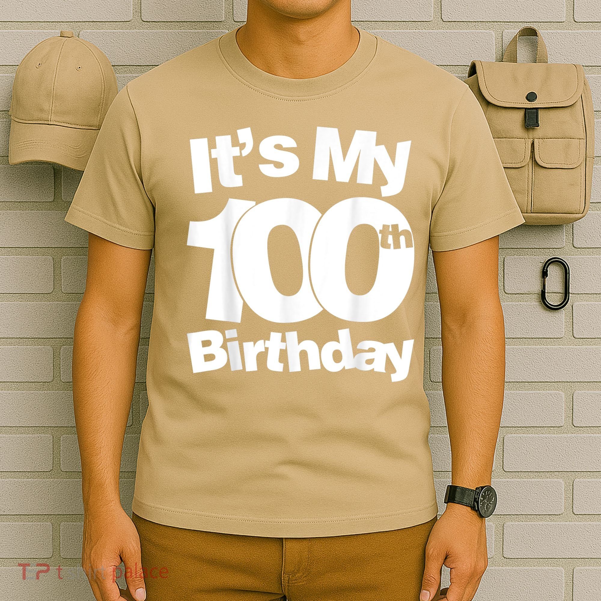 Funny 100th Birthday. It's My 100th Birthday 100 Year Old Birthday T-Shirt