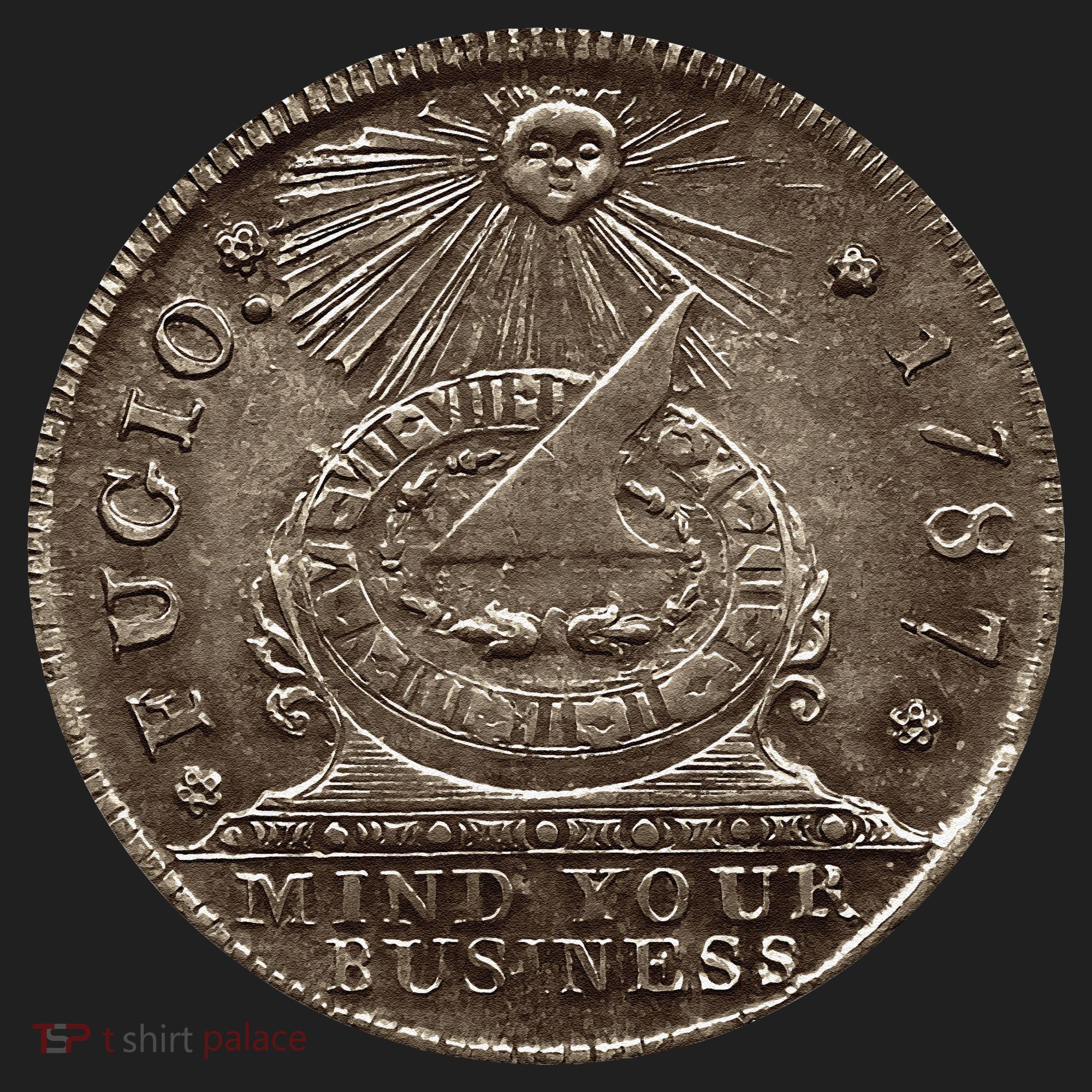 Fugio 1787 Cent Coin Mind Your Business United States Money Beanie