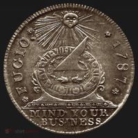 Fugio 1787 Cent Coin Mind Your Business United States Money Visor thumb 3