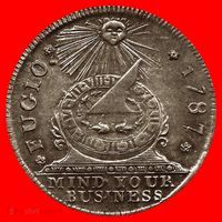 Fugio 1787 Cent Coin Mind Your Business United States Money Santa Hat thumb 1