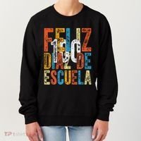 Feliz 100 Diaz De Escuela School Grade Teacher 100th Day Women's Sweatshirt thumb 0
