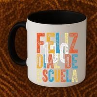 Feliz 100 Diaz De Escuela School Grade Teacher 100th Day Coffee Mug thumb 2