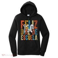 Feliz 100 Diaz De Escuela School Grade Teacher 100th Day Women's Hoodie thumb 0