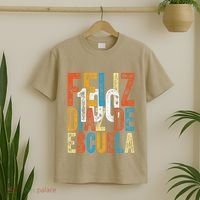 Feliz 100 Diaz De Escuela School Grade Teacher 100th Day T-Shirt thumb 2