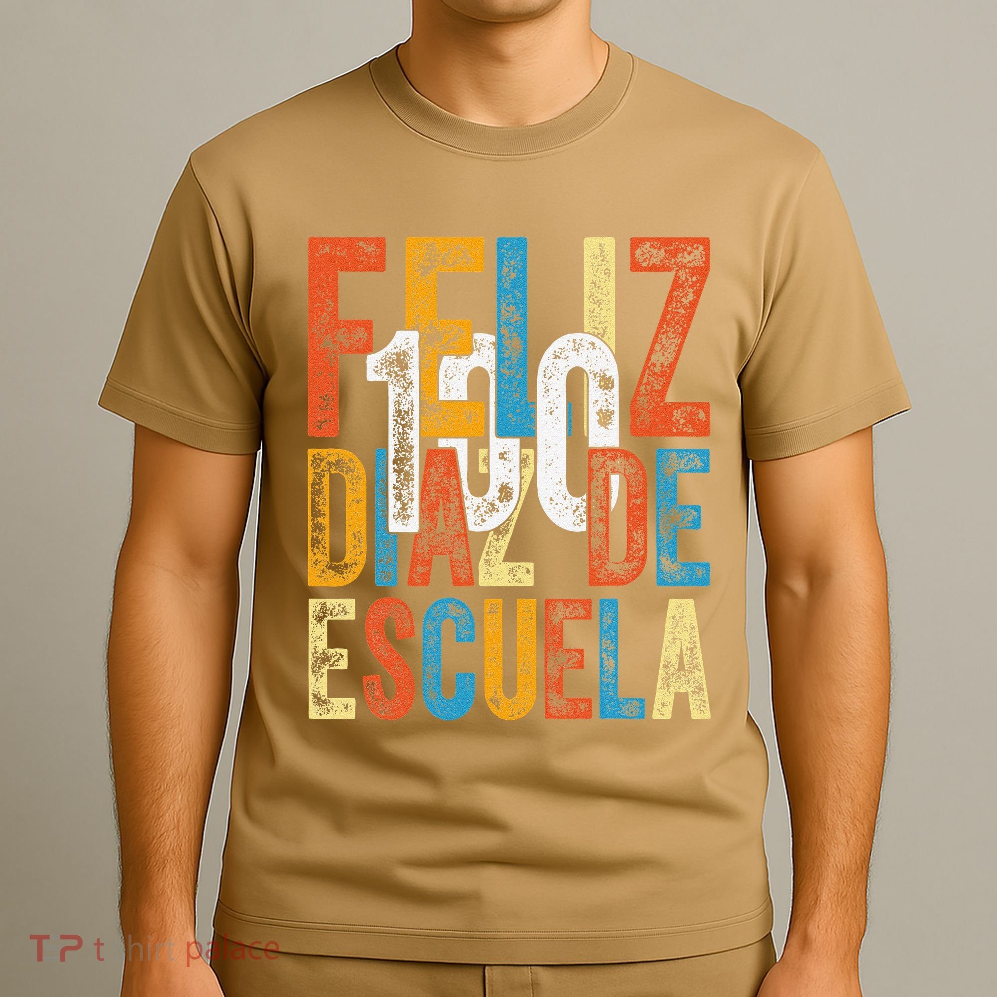 Feliz 100 Diaz De Escuela School Grade Teacher 100th Day T-Shirt