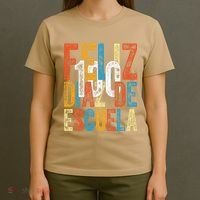 Feliz 100 Diaz De Escuela School Grade Teacher 100th Day T-Shirt thumb 4
