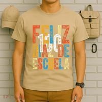 Feliz 100 Diaz De Escuela School Grade Teacher 100th Day T-Shirt thumb 6