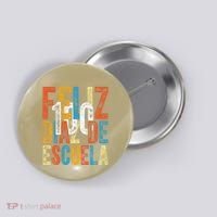 Feliz 100 Diaz De Escuela School Grade Teacher 100th Day Button thumb 0