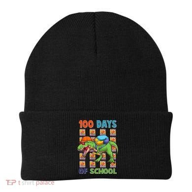 Funny 100 Days Of School Trex Dinosaur Beanie