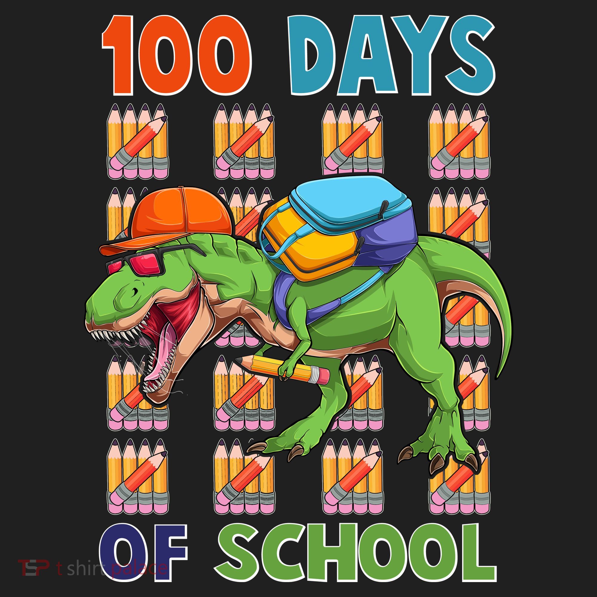 Funny 100 Days Of School Trex Dinosaur Beanie
