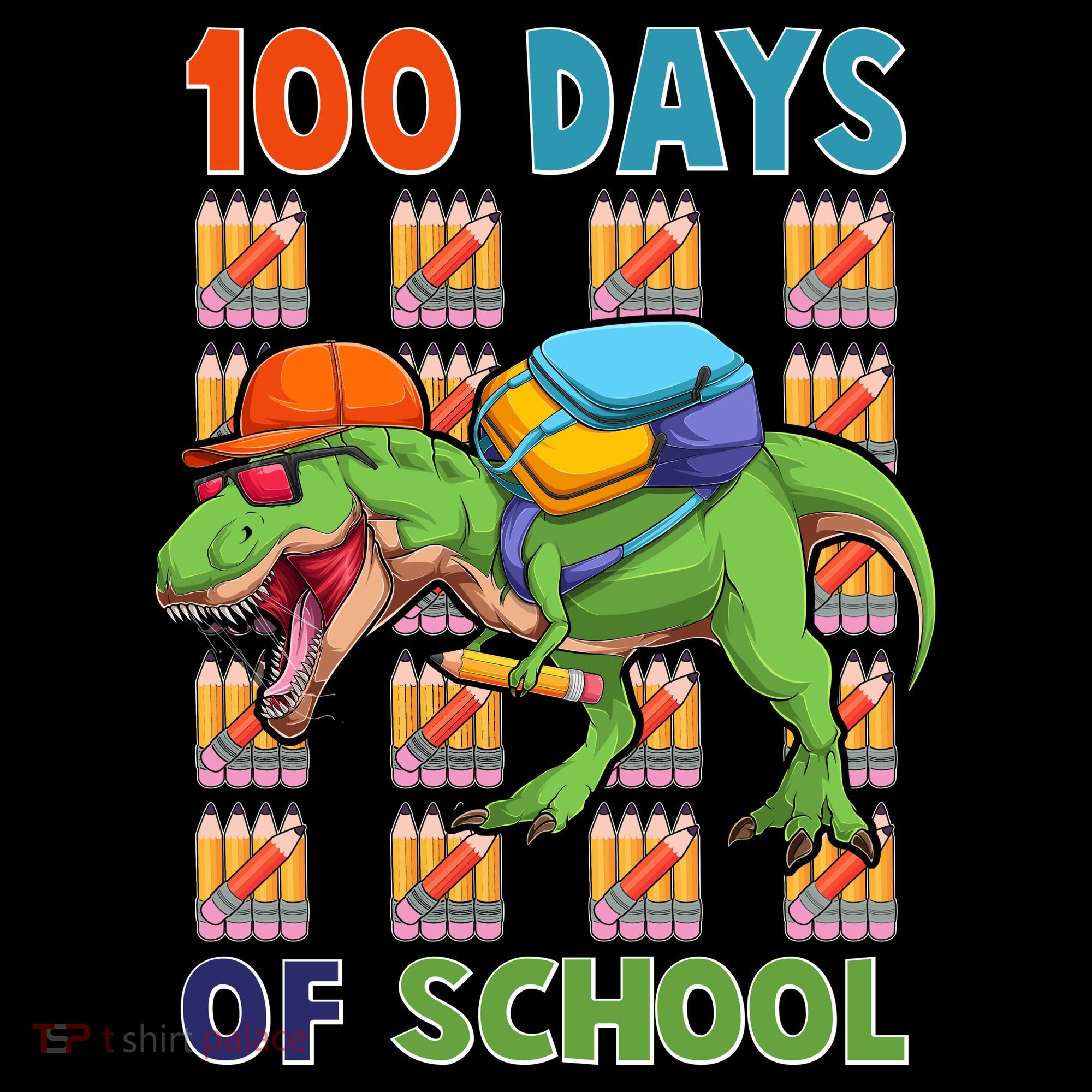 Funny 100 Days Of School Trex Dinosaur Women's Hoodie