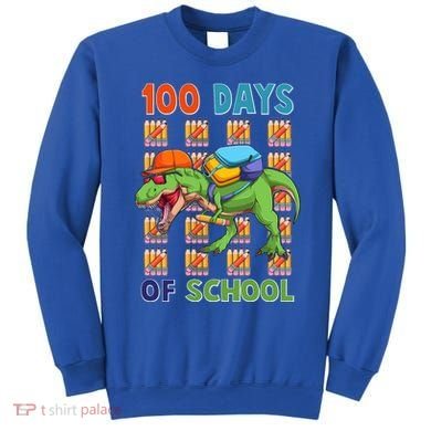 Funny 100 Days Of School Trex Dinosaur Sweatshirt