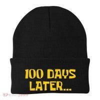 Funny 100 Days Later One Hundred Days Of School Beanie thumb 0