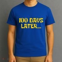 Funny 100 Days Later One Hundred Days Of School T-Shirt thumb 3