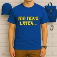 Funny 100 Days Later One Hundred Days Of School T-Shirt thumb 6