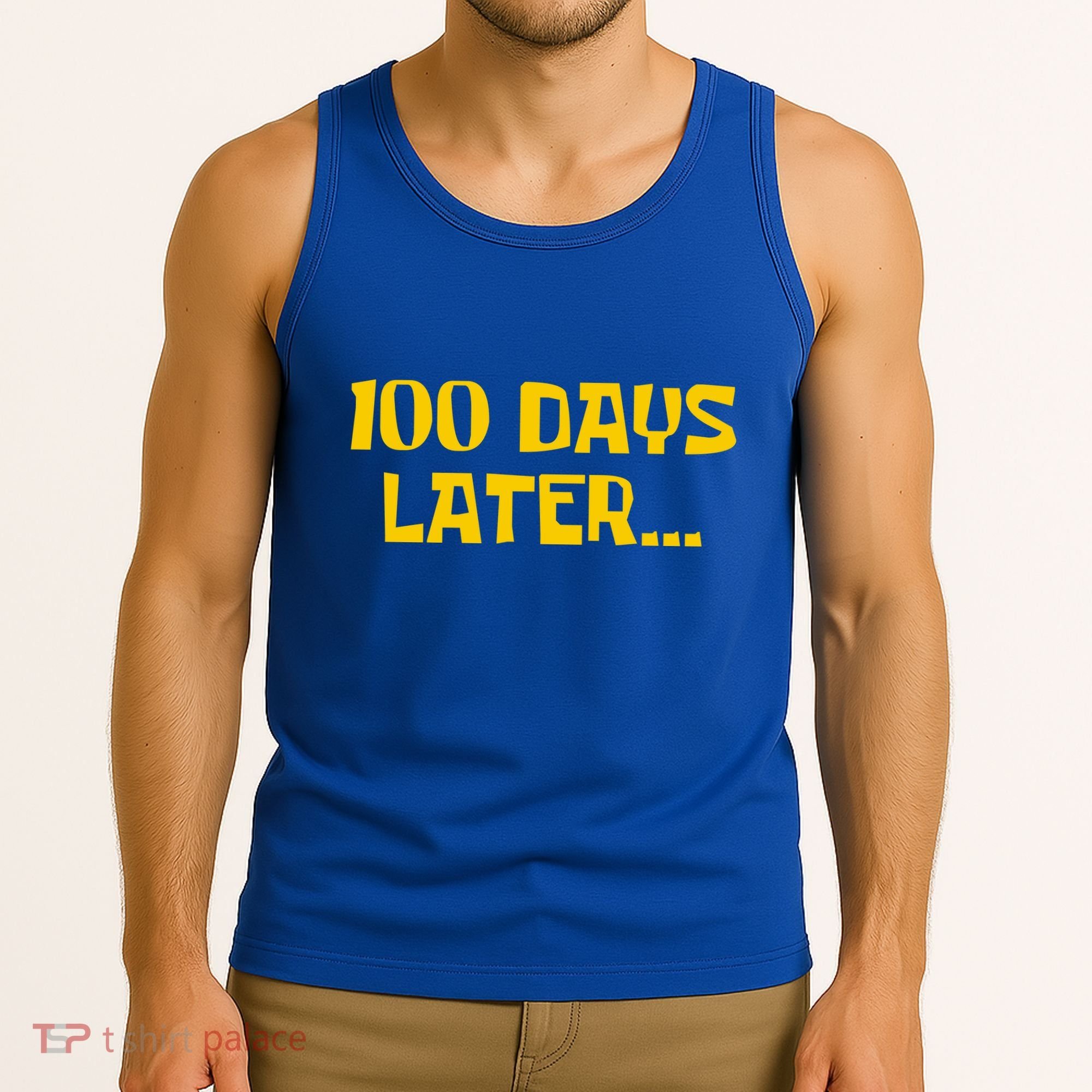 Funny 100 Days Later One Hundred Days Of School Tank Top
