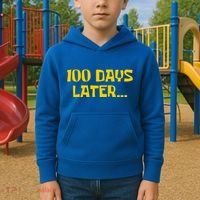 Funny 100 Days Later One Hundred Days Of School Kids Hoodie thumb 2