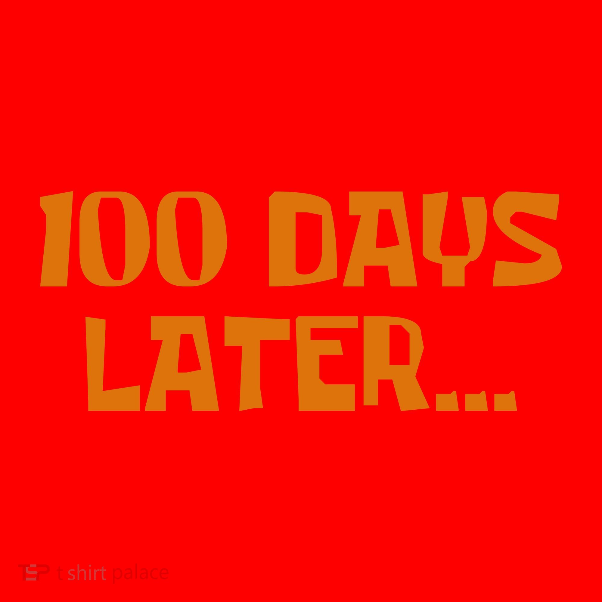 Funny 100 Days Later One Hundred Days Of School Santa Hat