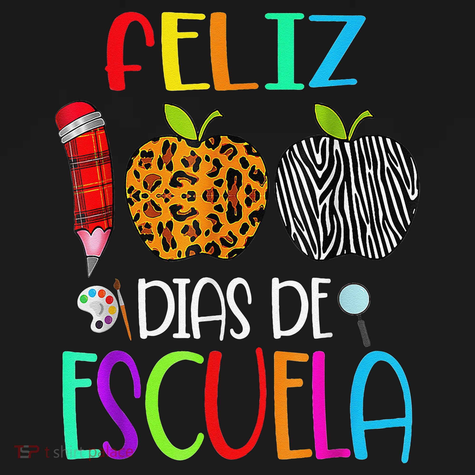 Feliz 100 Dias De Escuela Tee Spanish 100 Days Of School Coaster