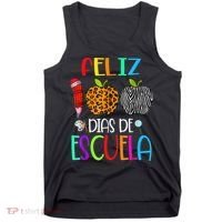 Feliz 100 Dias De Escuela Tee Spanish 100 Days Of School Tank Top thumb 0