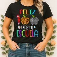 Feliz 100 Dias De Escuela Tee Spanish 100 Days Of School Women's T-Shirt thumb 2
