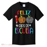 Feliz 100 Dias De Escuela Tee Spanish 100 Days Of School Kids T-Shirt thumb 0