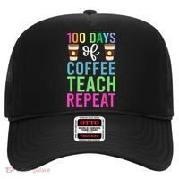Funny 100 Days Of School For Teacher Coffee Hat thumb 0
