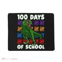 Funny 100 Days Of School 100th Day Of School Dino Mousepad thumb 0