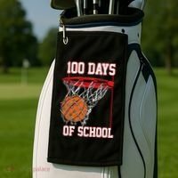 Funny 100 Days Of School Ready For Smore Smores Golf Towel thumb 2
