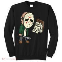 Friday 13th Funny Halloween Horror Movie Humor Party Crazy Sweatshirt thumb 0