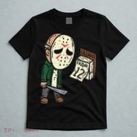 Friday 13th Funny Halloween Horror Movie Humor Party Crazy T-Shirt thumb 5
