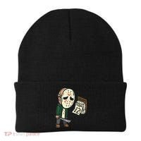 Friday 13th Funny Halloween Horror Movie Humor Party Crazy Beanie thumb 0