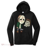 Friday 13th Funny Halloween Horror Movie Humor Party Crazy Women's Hoodie thumb 0