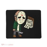 Friday 13th Funny Halloween Horror Movie Humor Party Crazy Mousepad thumb 0