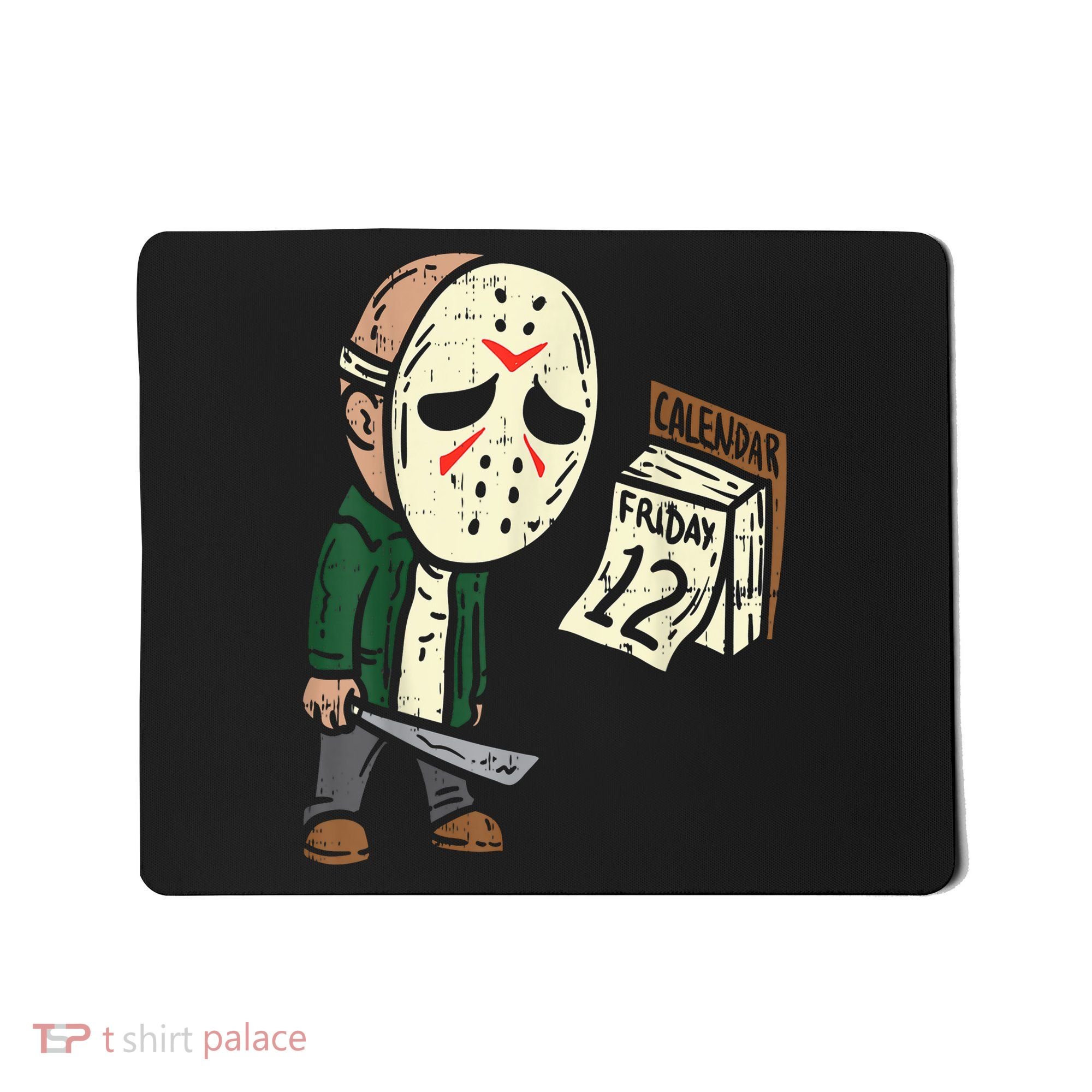 Friday 13th Funny Halloween Horror Movie Humor Party Crazy Mousepad