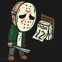 Friday 13th Funny Halloween Horror Movie Humor Party Crazy Women's Tank Top thumb 5