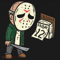 Friday 12th Funny Halloween Horror Movie Humor Backpack thumb 2