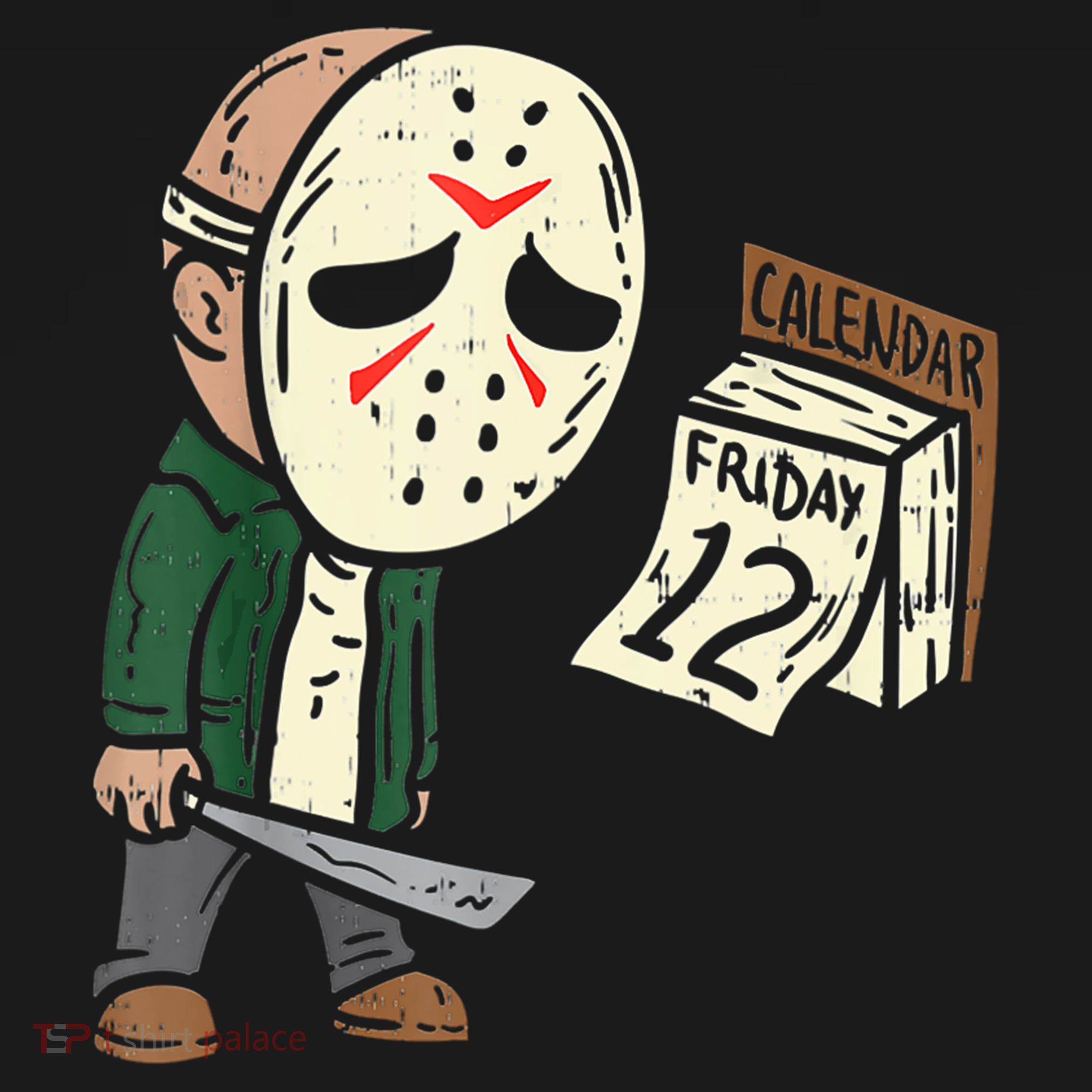 Friday 12th Funny Halloween Horror Movie Humor Backpack