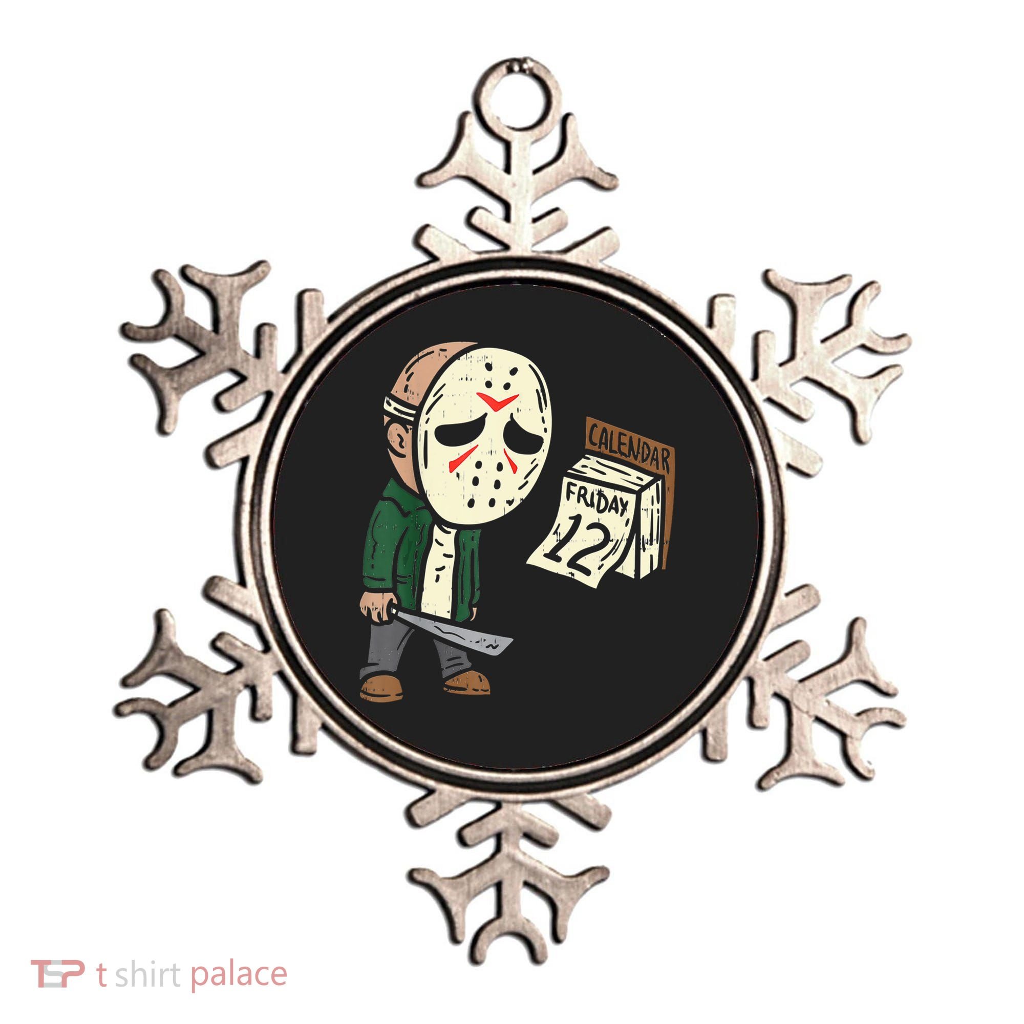 Friday 12th Funny Halloween Horror Movie Humor Ornament