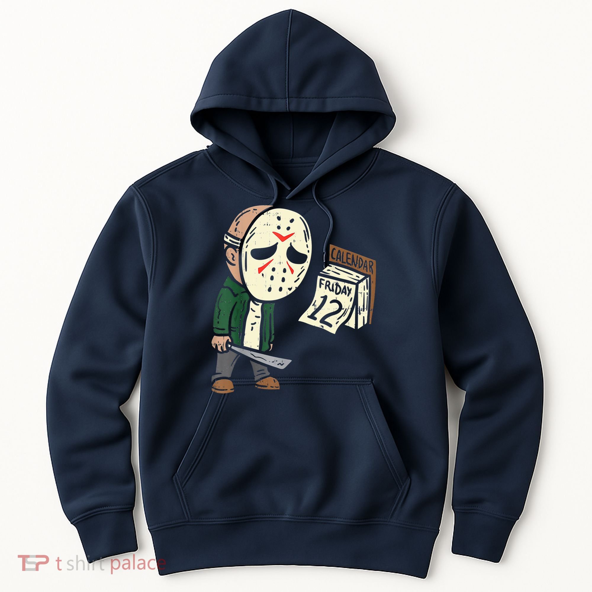 Friday 12th Funny Halloween Horror Movie Humor Hoodie