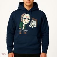 Friday 12th Funny Halloween Horror Movie Humor Hoodie thumb 2