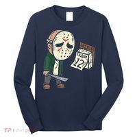 Friday 12th Funny Halloween Horror Movie Humor Long Sleeve Shirt thumb 0