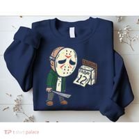 Friday 12th Funny Halloween Horror Movie Humor Sweatshirt thumb 2