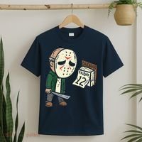 Friday 12th Funny Halloween Horror Movie Humor T-Shirt thumb 2