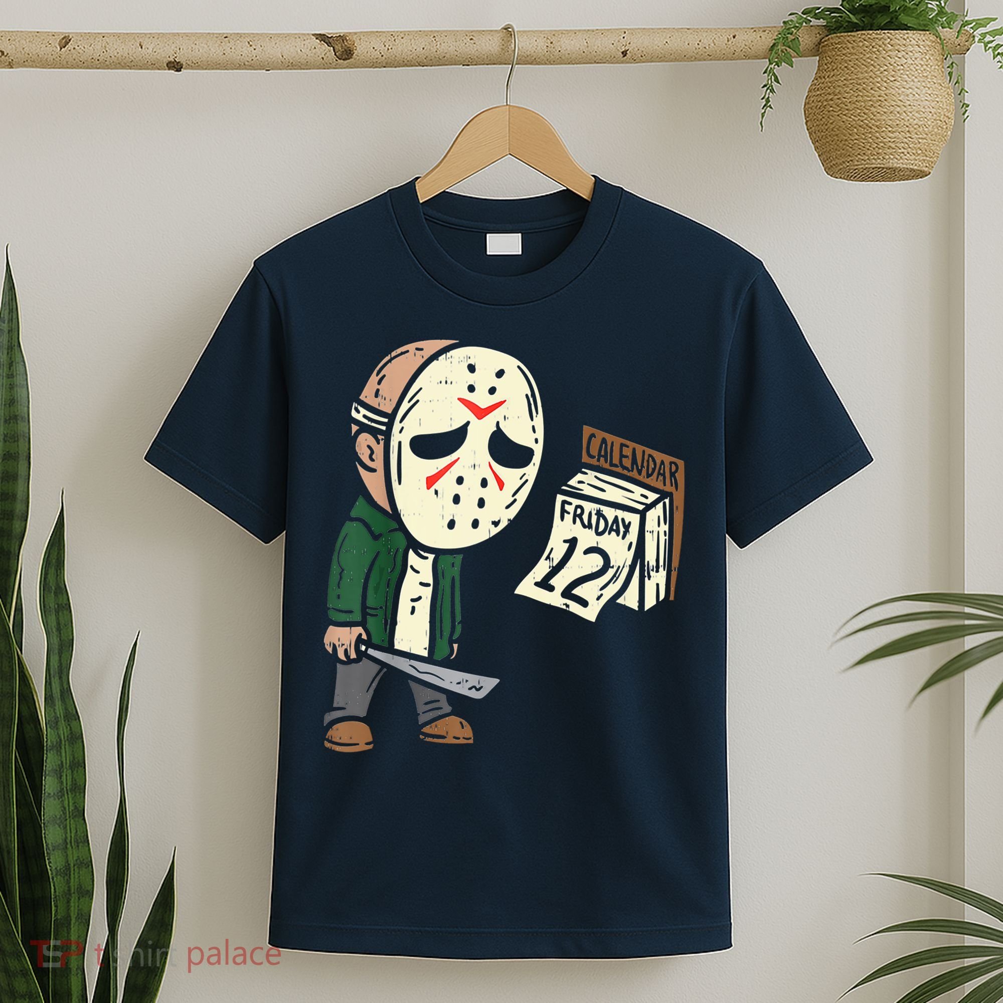 Friday 12th Funny Halloween Horror Movie Humor T-Shirt